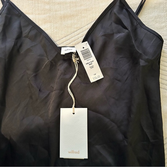 Aritzia Wilfred only Slip midi Dress sz M NWT - Picture 3 of 14
